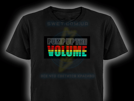 Музыкальная мужская футболка с эквалайзером Врубай