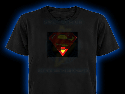 Мужская Клубная футболка с эквалайзером Superman