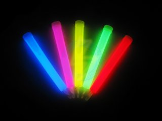 Большие светящиеся палочки неоновые (15 х 150 мм)