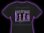 Женская Электронная футболка с эквалайзером Purple Dance