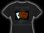 Интерактивная женская футболка с эквалайзером Poker